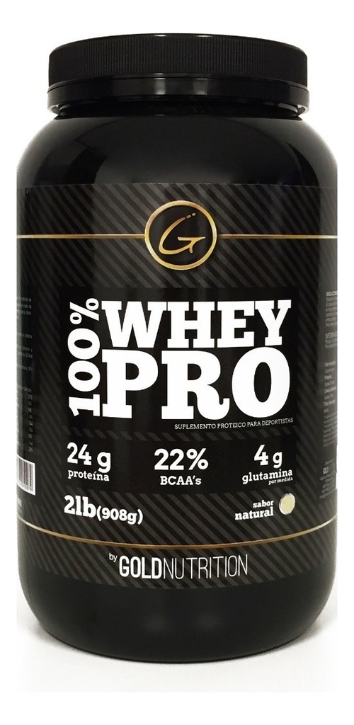 Pack Proteina - Whey Pro 2 Lb + Bcaa 300g + Shaker Sabor Natural + Sin Sabor